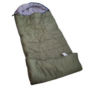 Vintage Slumberjack Mummy Sleeping Bag - Green/Grey Adult Outdoor Gear - Made in